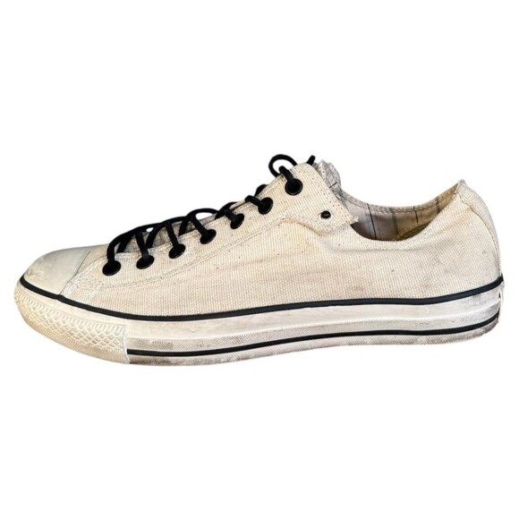 Converse X John Varvatos Cream Cap Toe Sneakers Men’s Size 12 142951C - Picture 1 of 10